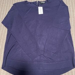 Spence Knits Navy Sweater XL